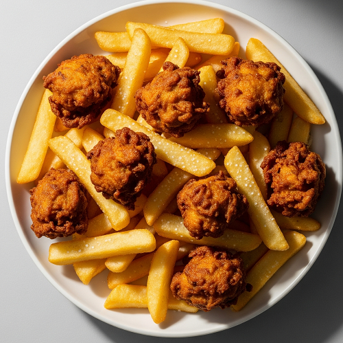 4. Chicken Pakora & Chips 