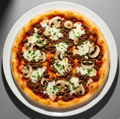 48. Spicy Beef Pizza 