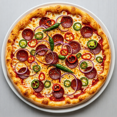 57. Pepperoni Garden Pizza 