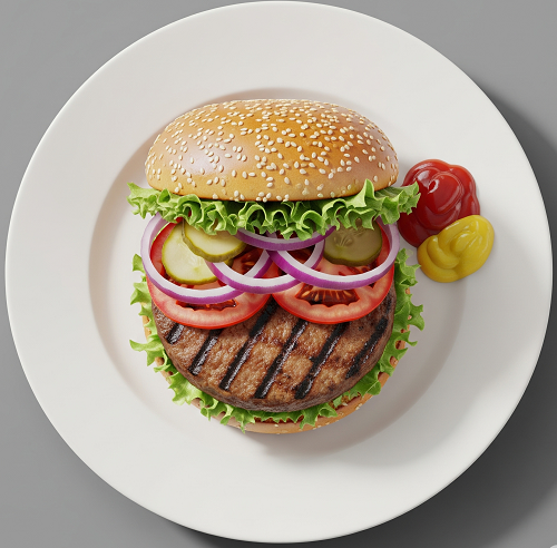 78. 1/2 Lb Beef Burger 